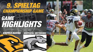 Highlights // Krefeld Ravens vs. Wuppertal Greyhounds