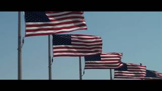 USA American Flags Timelapse around Washington Monument in Washington DC