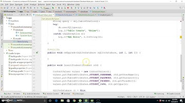 SQLite DB Part 2: SQLIte DB Data insertion