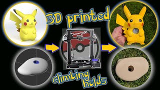 3D printed climbing holds