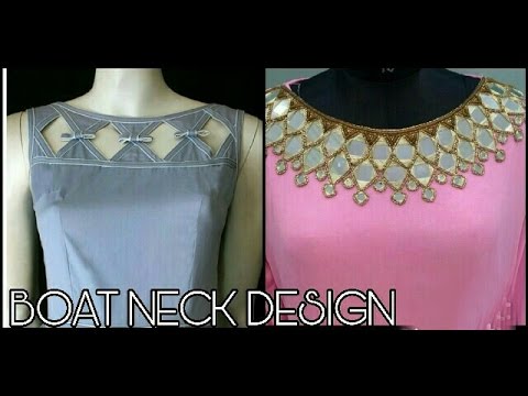 boat neck design latest ever - youtube