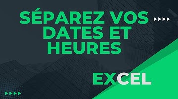 Comment Séparer les Dates et les Heures dans Excel | Guide Pratique"