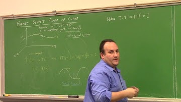Differential Geometry: Frenet Serret for Curve in R3, 2-3-21 part 1