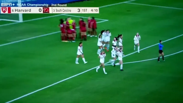 South Carolina's Catherine Berry scores her 2nd go...