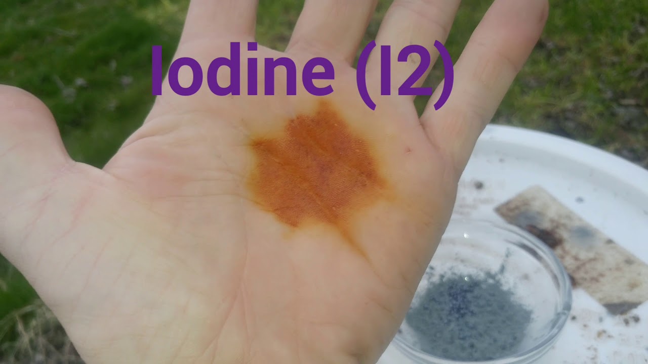 Converting Zinc and Iodine into Zinc Iodide. YouTube