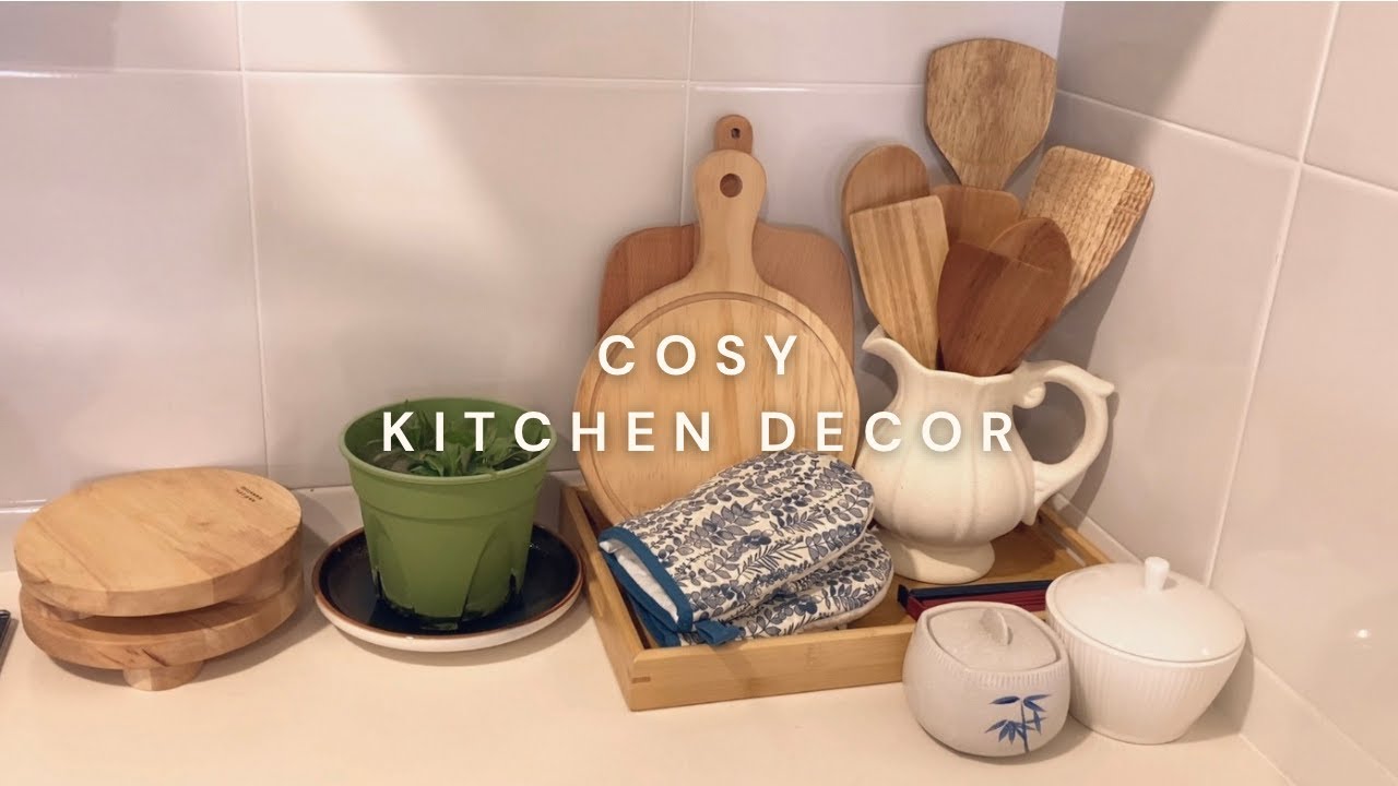 Kitchen Decor Oiling Wooden Utensils Hydrogen Water Switching to