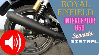 ROYAL ENFIELD Interceptor 650 TEST SOUND Scarichi MISTRAL