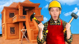 STAVÍM DOMY, ALE ÚPLNĚ MANUÁLNĚ! | House Builder #1