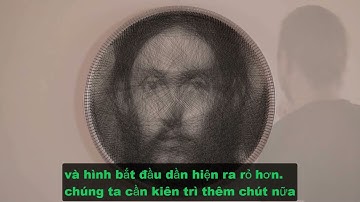 Tranh đinh chỉ string art software