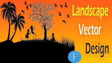 Vector Art || Vector Illustration in Mobile || How to Landscape Vector Art in Mobile - 1080p HD
