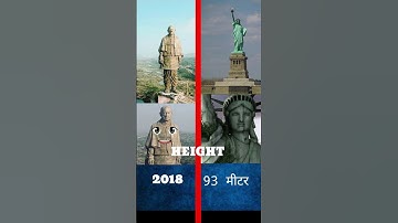 🗿statue of unity VS Statue of  video #facts #trending #viral #comparison