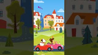 Autolied | In meinem Auto fahren Lied | Kinderlieder von HooplaKidz Deutsch #youtubeshorts