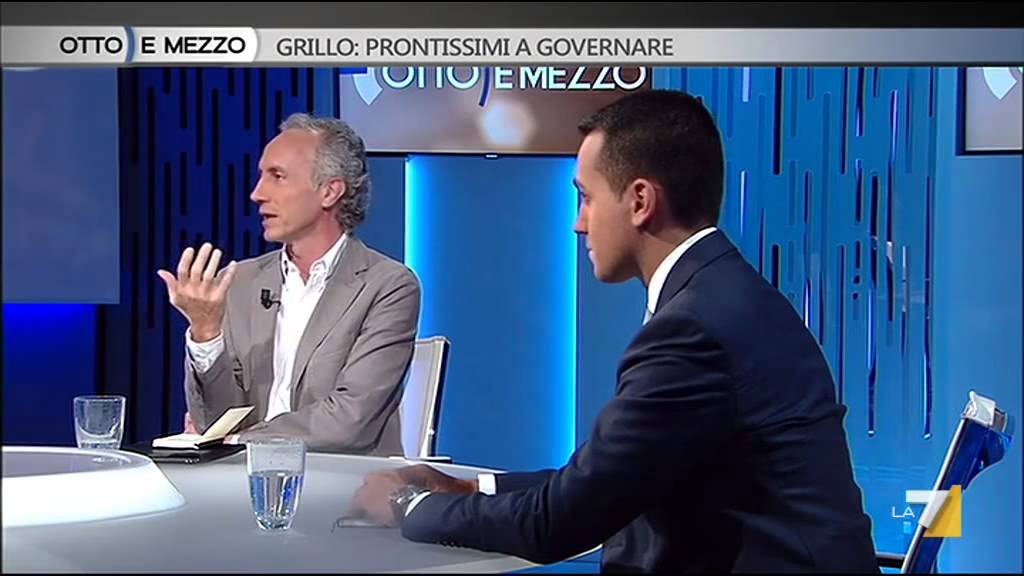 Travaglio risponde a Di Maio:'La storia della rete diventa un alibi'