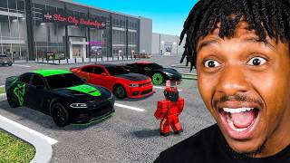 HELLCAT AND CORVETTE CAR MEET IN ROBLOX ROANOKE