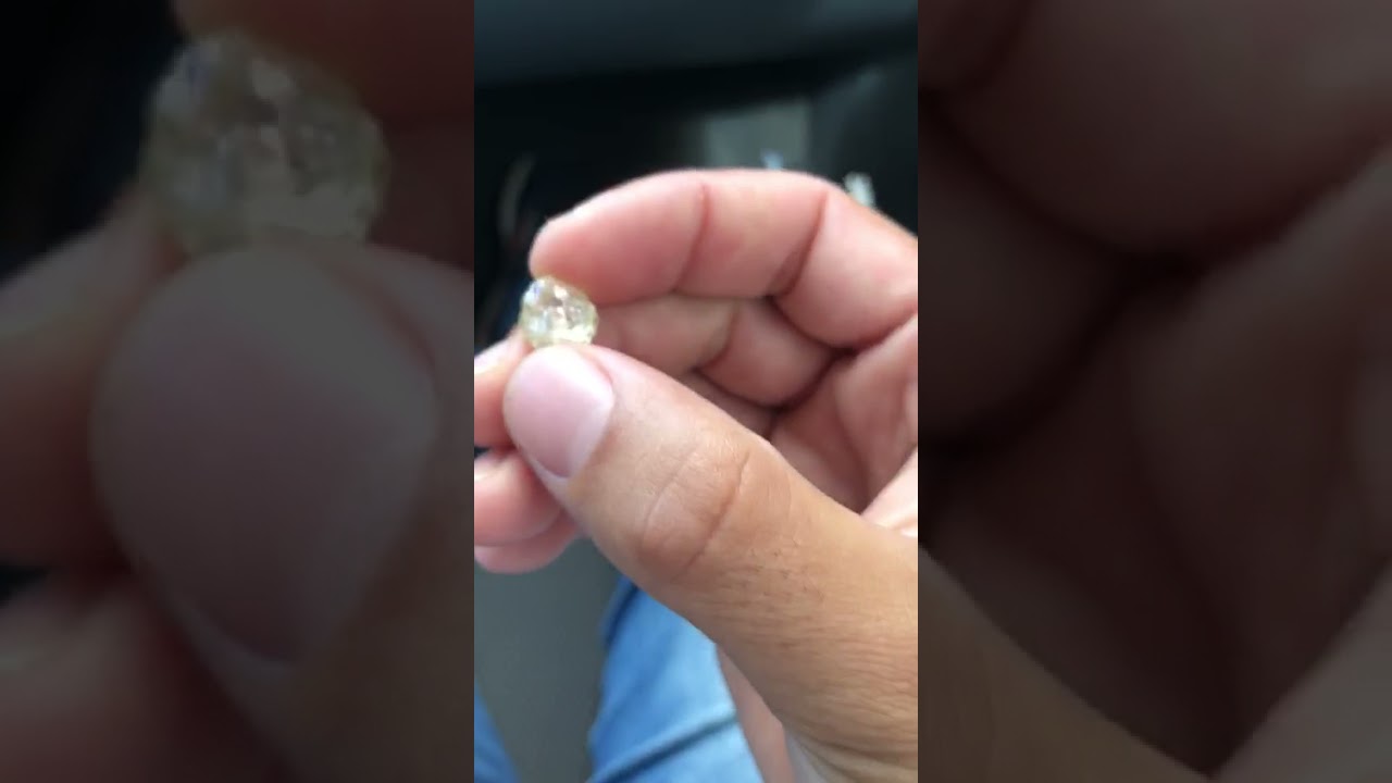 diamante achado na beira do rio