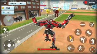 Tornado Robot Car transform. War Robot Games screenshot 3