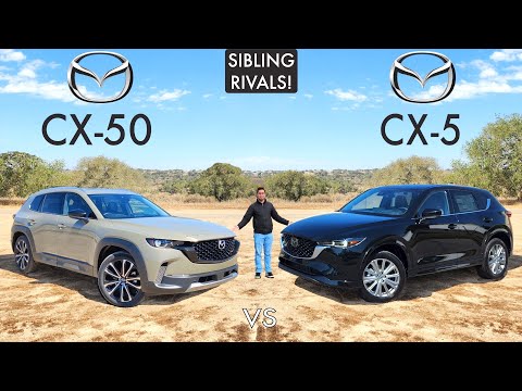 MAZDA CLASH! -- 2024 Mazda CX-5 vs. 2024 Mazda CX-50: Comparison