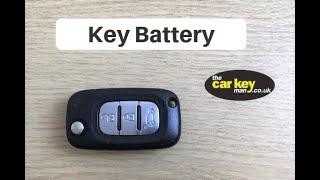 2-Button Remote Key Fob Case Battery Repair Refurbish For Renault Traffic Master 