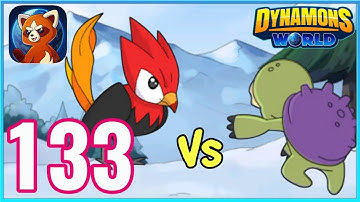 NINTOISE Vs  FALCANO | Dynamons World - Gameplay Walkthrough – Part 133 (iOS, Android).