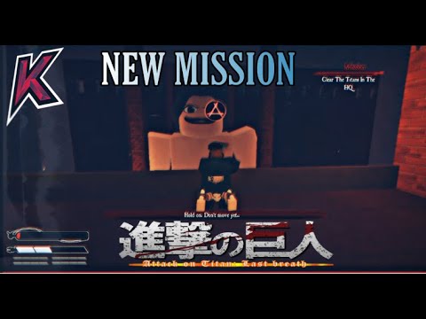 Attack On Titan Last Breath New Mission Trost District Roblox Youtube - attack on titan trost district roblox
