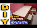 DIY How to make Bed with Drawers | How to make Bed Frame | Paano Gumawa ng Kama |