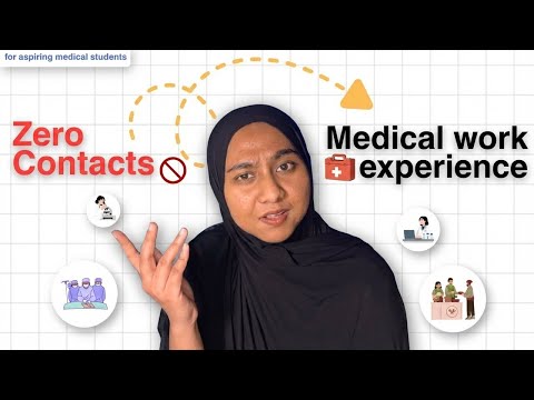 How to get Medical Work Experience WITHOUT connections