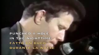 Video thumbnail of "Tom Waits - Downtown Train -  Live 1986 (Lyrics on Screen) (Traduzione Italiana)"