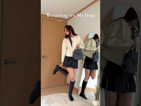 그냥 입어도 예쁘지만😌 스타일링하면 <strong>더</strong> 예뻐지는 매직✨ 후드달린 <strong>자켓</strong> 너무 귀엽지않아요?🤍