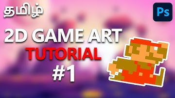2d Game Art Tutorial | Photoshop basics in Tamil | Game dev tamil | #gameract2021