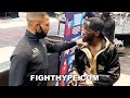 TERENCE CRAWFORD & KELL BROOK SHOW RESPECT RIGHT AFTER FIGHT; DISCUSS WHAT HAPPENED: "TOLD YOU SO"