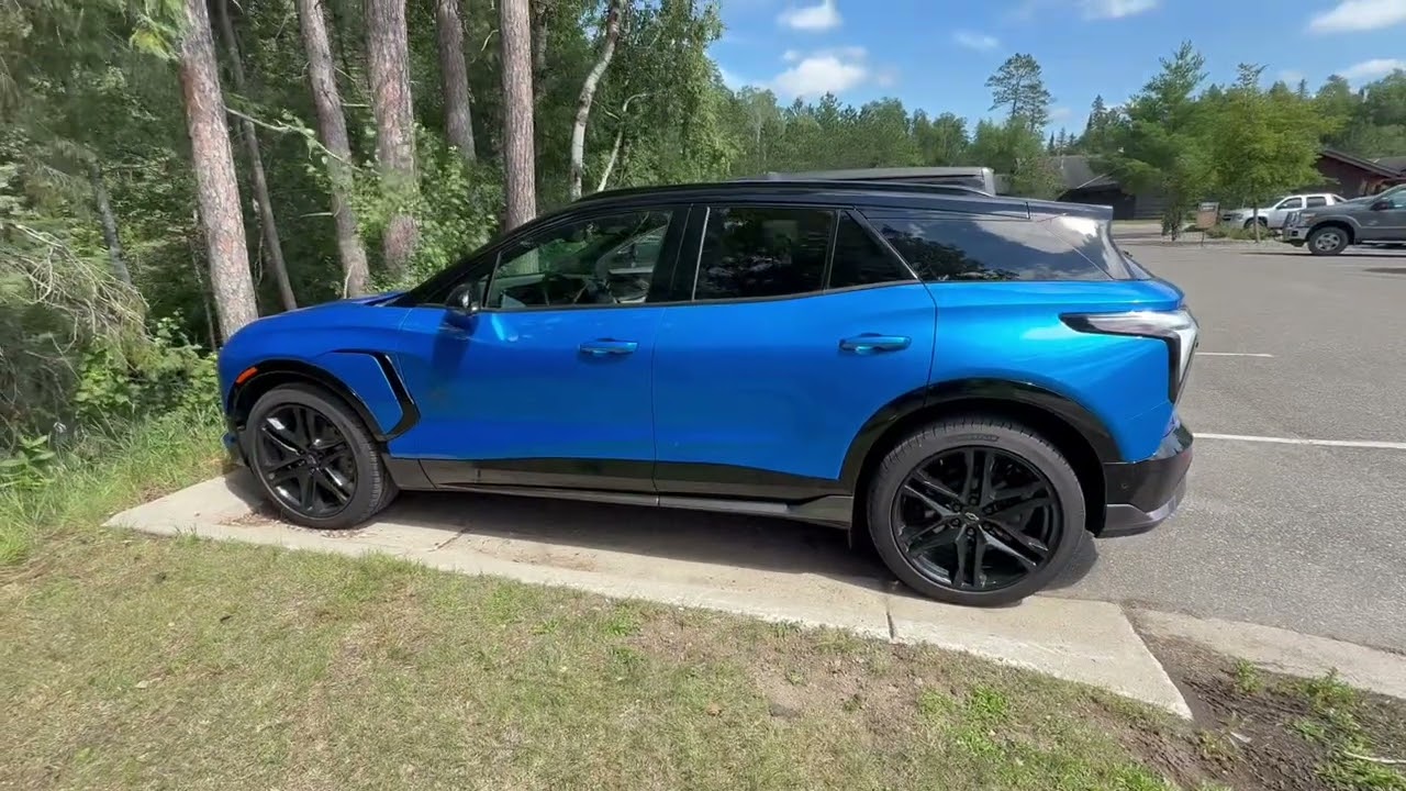 Запас хода 345 миль/батарея 102 кВт⋅ч?! Поездка к истокам Миссисипи, Итаска, Миннесота, Blazer EV SS