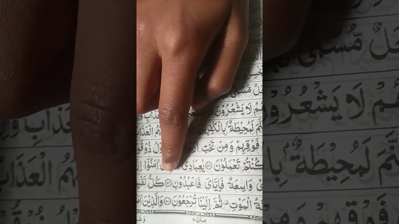 یا عبادی الذین امنو ان اردی کل نفس ذا یقتل موت