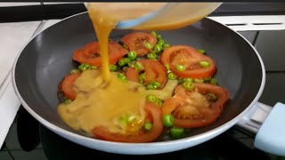How to make a delicious and affordable recipe with tomatoes and eggs!!