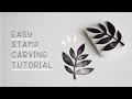 How To Carve Your Own Stamp! | Easy Tutorial for Beginners
