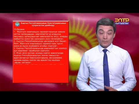 Video: ЖККнын кайсы беренеси соодалык инструменттерге кайрылат?