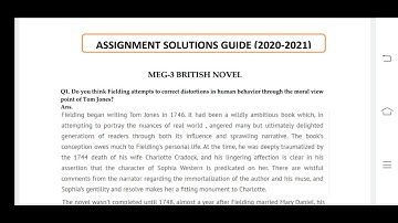 MEG 3 Ignou Solved Assignment 2020-21