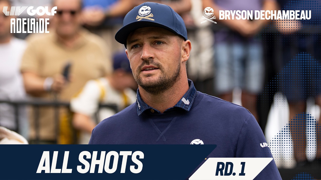 Every Shot from Bryson DeChambeau's First Round | LIV Golf Adelaide 2026