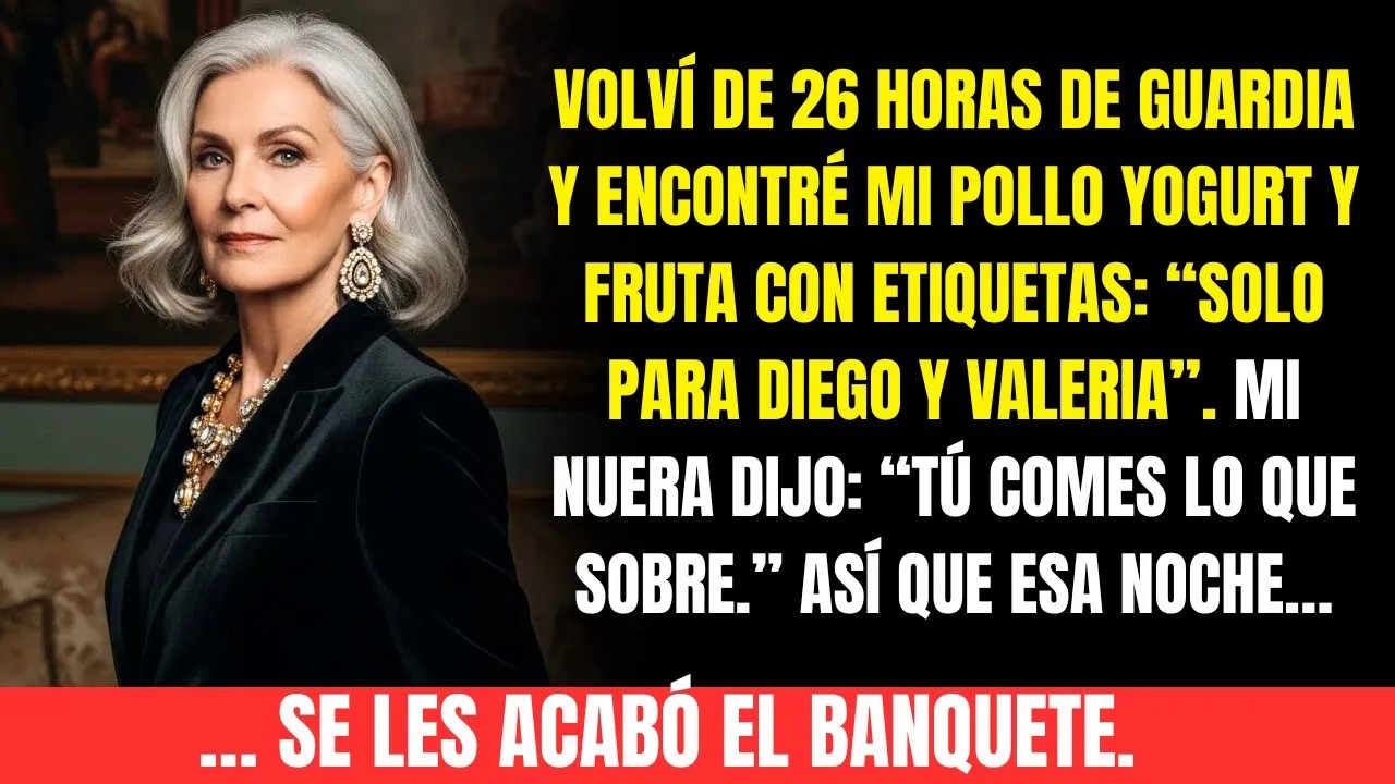 MI nuera etiquetó mi comida “prohibido”  y me ordenó “come sobras”