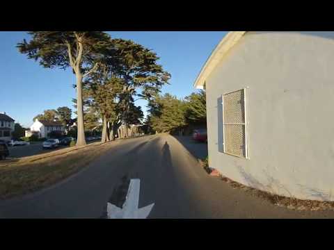 Log Cabin [4K] SF VR Biking / Presidio, Lincoin Blvd, Pacific Heights, Presidio Ave, Bush St - VT 69