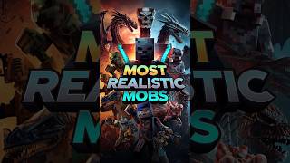 Most Realistic Mobs in Minecraft 🤯 #minecraft #minecraftrealistic #youtubeshorts