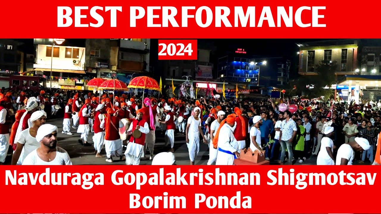 Navduraga Gopalakrishnan Shigmotsav Borim Ponda Goa performance at Curchorem