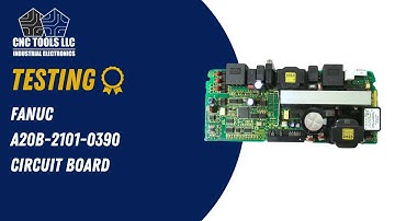 Testing a Fanuc A20B-2101-0390 Circuit Board #fanuc #cnc