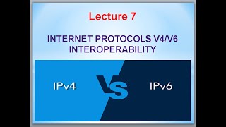 IPv4 and IPv6 Interoperability