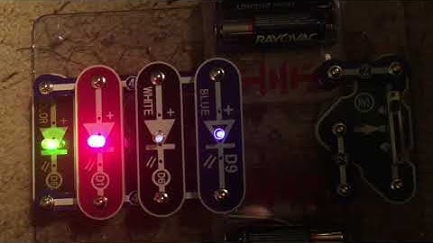 Snap Circuits LED Fun Projects (SEIZURE WARNING)