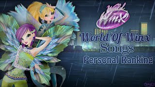 Ranking All Of The World of Winx English Songs - Personal Ranking