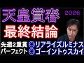 【天皇賞春2026】3強のうち2頭切り!クイズの正解者発表!
