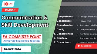 Class-1 | Soft Skills & Communication Skills | 28-10-2024 screenshot 1