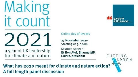 What has 2020 meant for climate and nature action?