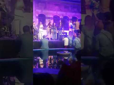 باسم صالحة في حفل قصر العظم مع الفنان آري جان سرحان