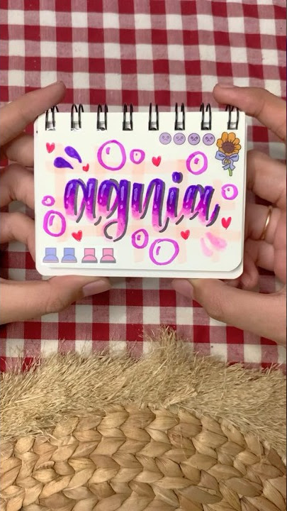 Tulis nama subs “agnia” next siapa lagi? #artbytatae #journal #letteringbytatae #art #handlettering